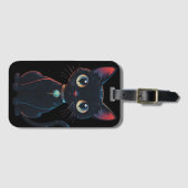 Little Spooky Black Cat ラゲッジタグ (正面横)