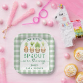 Little Sprout Baby Shower  ペーパープレート (パーティー)