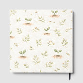 Little Sprout Baby Shower Guest Book Garden Theme ゲストブック (裏面)