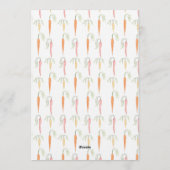 Little Sprout Baby Shower Invitation 招待状 (裏面)