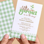 Little Sprout Baby Shower Invitation 招待状