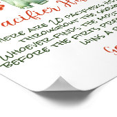 Little Sprout Clothesline Baby Shower Hunt Game ポスター (角)