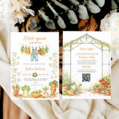  Little Sprout Clothesline Garden Baby Shower  招待状