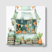 Little Sprout Farmhouse Clothesline Baby Shower ゲストブック (裏面)