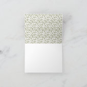 Little Sprout Folded Thank You Card サンキューカード (内部)