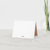 Little Sprout Folded Thank You Card サンキューカード (裏面)