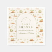 Little Sprout Garden Baby Shower スタンダードカクテルナプキン (正面)