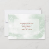 Little Sprout is on the Way Garden Thank You Card (裏面)