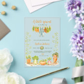 Little Sprout Locally Grown Baby Shower アクリル招待状 (インサイチュ (ウェディング))