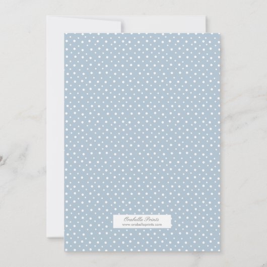 Little Star Birthの発表 案内状 (裏面)