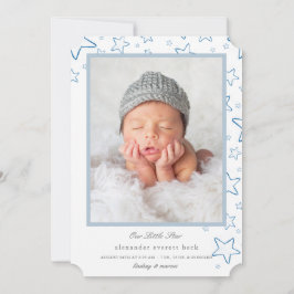 Little Star Birthの発表 案内状