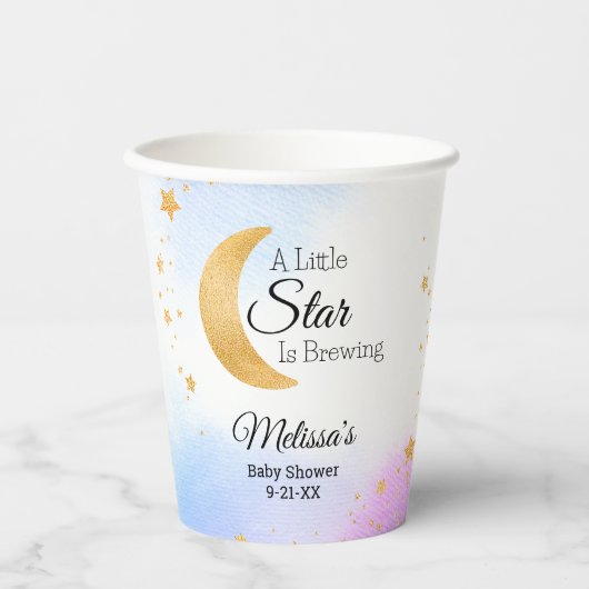 Little Star Brewing ベビーシャワー 紙コップ (正面)