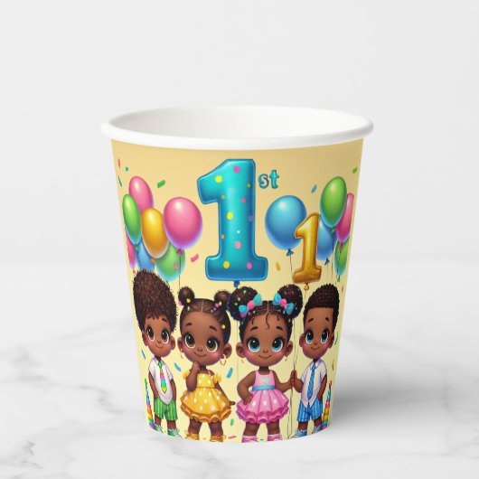 Little Stars First Birthday Bash 紙コップ (正面)