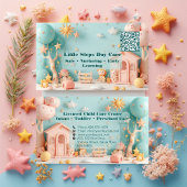 Little Steps Day Care Small Business QR Code 名刺
