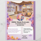 Little Steps Daycare Company Logo Modern Customize チラシ (正面)