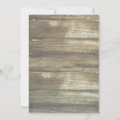 Little Succulents Mason Jars卒業素朴 招待状 (裏面)