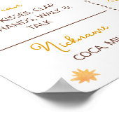 Little Sunshine 1st Birthday Milestoneポスター ポスター (角)