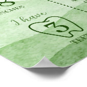 Little Sunshine 1st Birthday Milestoneポスター ポスター (角)