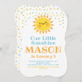 Little Sunshine Birthday 招待状 (正面/裏面)