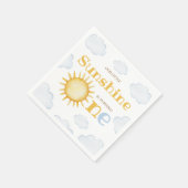 Little Sunshine Birthday Napkins スタンダードカクテルナプキン (角)