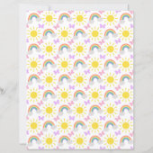  Little Sunshine & Rainbows Scrapbook Paper (正面)