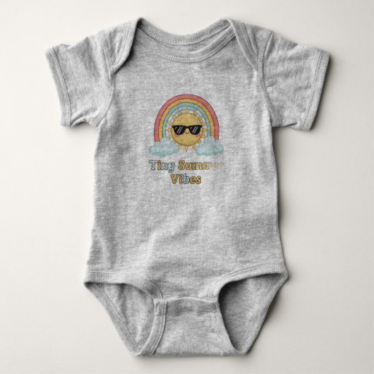 Little Sunshine Soft Baby Bodysuit ベビーボディスーツ (正面)