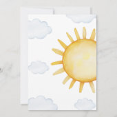 Little Sunshine Time Capsule Card 招待状 (裏面)
