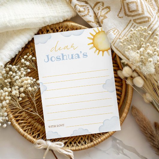 Little Sunshine Time Capsule Card 招待状