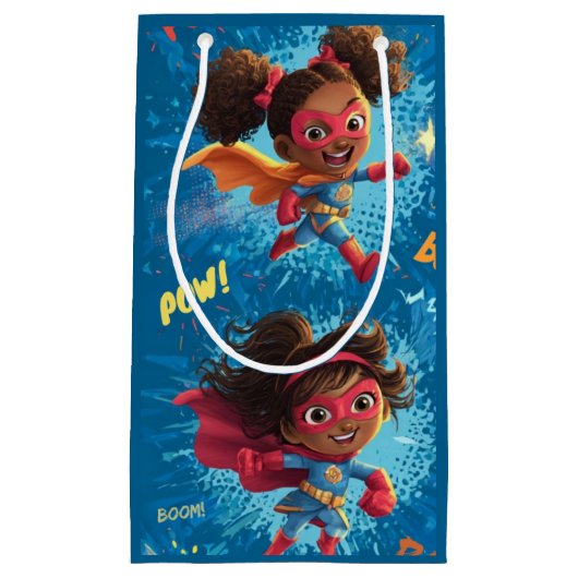 Little Superheroes Party スモールペーパーバッグ (正面)