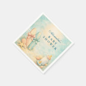 Little Surfer Baby Shower スタンダードカクテルナプキン (角)