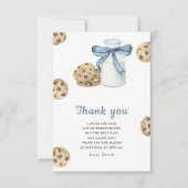 Little Sweet Cookie birthday party thank you サンキューカード (正面)