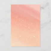 Little Sweet Peach Fruit Baby Shower エンクロージャーカード (裏面)