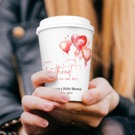 Little Sweetheartは赤ちゃんシャワーモダンの途中にある 紙コップ