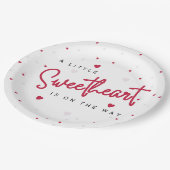 Little Sweetheart – バレンタインデー ペーパープレート (アングル)