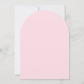 Little Sweetheart Arch Valentine's Baby Shour 招待状 (裏面)