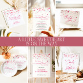 Little Sweetheart Baby Shower招待状、Baby Shower 招待状