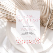 Little Sweetheart Baby Shower招待状、Baby Shower 招待状