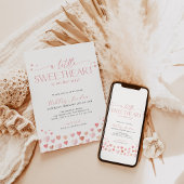 Little Sweetheart Baby Shower招待状、Baby Shower 招待状