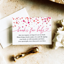 Little Sweetheart Baby Shower、ベビー用の本 エンクロージャーカード