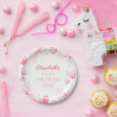 Little Sweetheart Baby Shower ペーパープレート (パーティー)