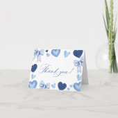 Little Sweetheart Baby Shower, Baby Shower  サンキューカード (正面)