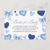 Little Sweetheart Baby Shower, Books for Baby エンクロージャーカード (正面)