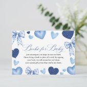 Little Sweetheart Baby Shower, Books for Baby エンクロージャーカード (スタンド正面)