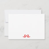 Little Sweetheart Baby Shower Thank You Card サンキューカード (裏面)