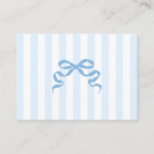 Little Sweetheart Blue Bow Books for Baby エンクロージャーカード (裏面)