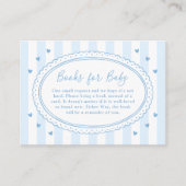 Little Sweetheart Blue Bow Books for Baby エンクロージャーカード (正面)