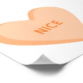 Little Sweetheart Candy Hearts Baby Shower Welcome ポスター (角)