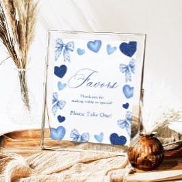 Little Sweetheart Favors Sign Valentines Day Baby  ポスター