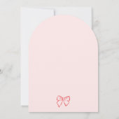 Little Sweetheart First Birthday Invitation 招待状 (裏面)