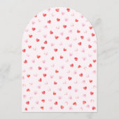 Little Sweetheart Girl Baby Shower Invitation 招待状 (裏面)